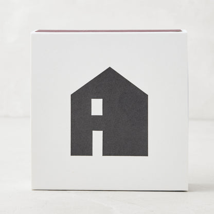 Diane Keaton + Hudson Grace "House Icon" oversized boxed matches, white box with black house graphic.