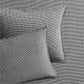 Diane Keaton + Hudson Grace black and white petite gingham linen pillow shams, set of 2.