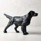 Diane Keaton x Hudson Grace "Reggie" matte black cast iron dog door stopper, antique Parisian sculpture style.