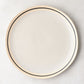 Diane Keaton + Hudson Grace Sketch Stoneware Dinner Plate, natural speckled finish with black hand-drawn line.