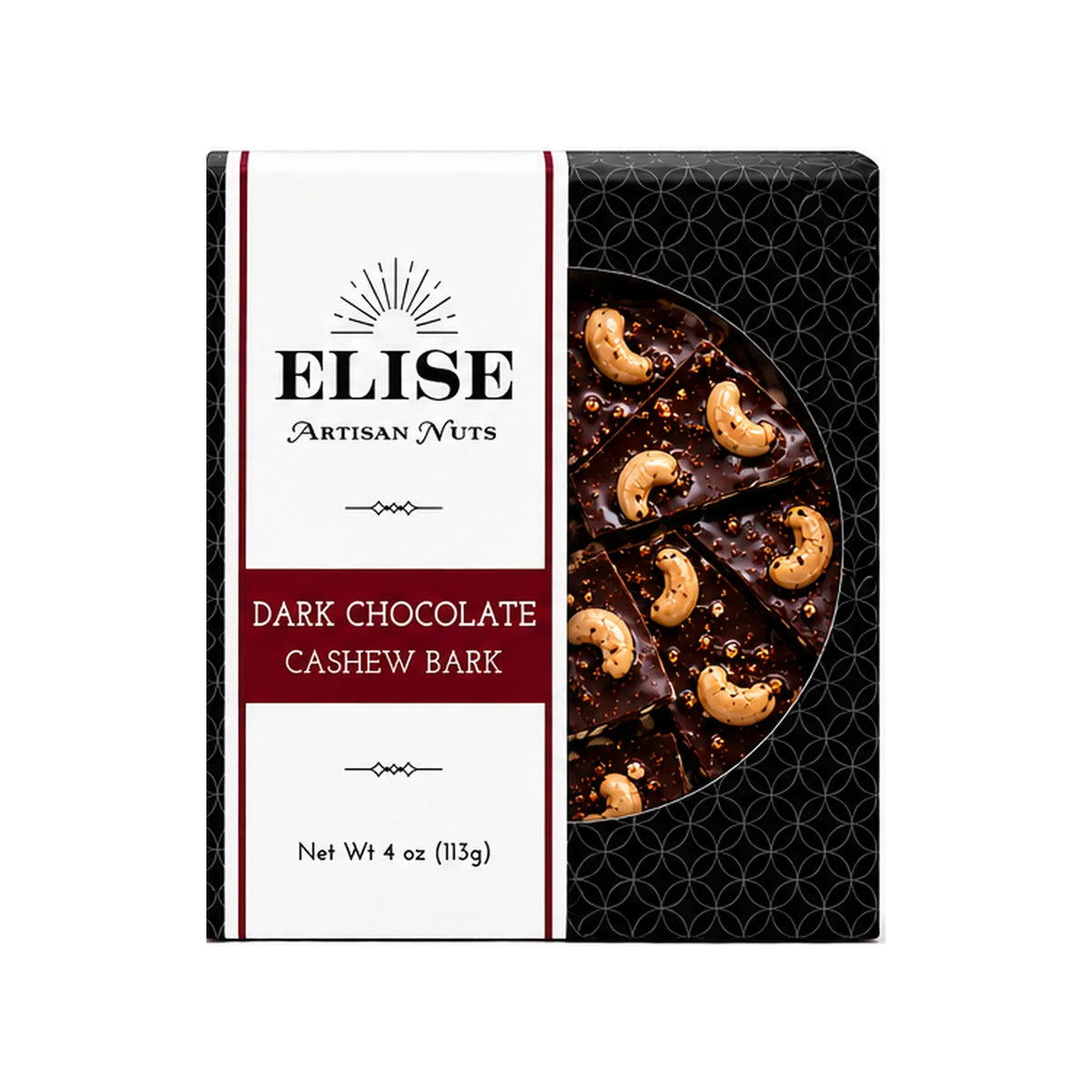Elise Artisan Nuts, Dark Chocolate Bark , 4 oz 