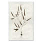 Eucalyptus #5 handmade Nepalese paper wall art print with botanical illustration of leaves, buds, and berries.