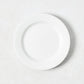 Everyday Porcelain Bread/Appetizer Plate, 6.5" Dia, white glaze, classic rim.