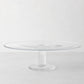 Extra Large Konstantin clear glass cake stand, 15.75" diameter, simple and timeless design.