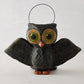 Flying Owl Papier-Mâché Halloween Candy Bucket