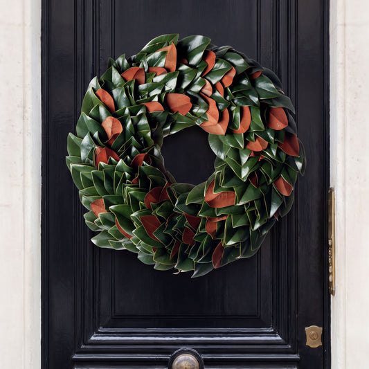 Fresh Original Magnolia Wreath 24"