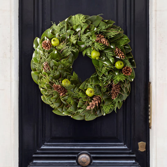 Golden Cedar Wreath, 24"