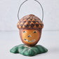 Haunted Woods Acorn Papier-Mâché Halloween Candy Bucket