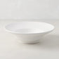 HG Original 9" white ceramic wide-rim soup bowl, handmade in Italy.