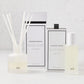 Hudson Grace Bleecker Room Spray and Diffuser Gift Set with minimalist frosted glass vessels and white packaging.