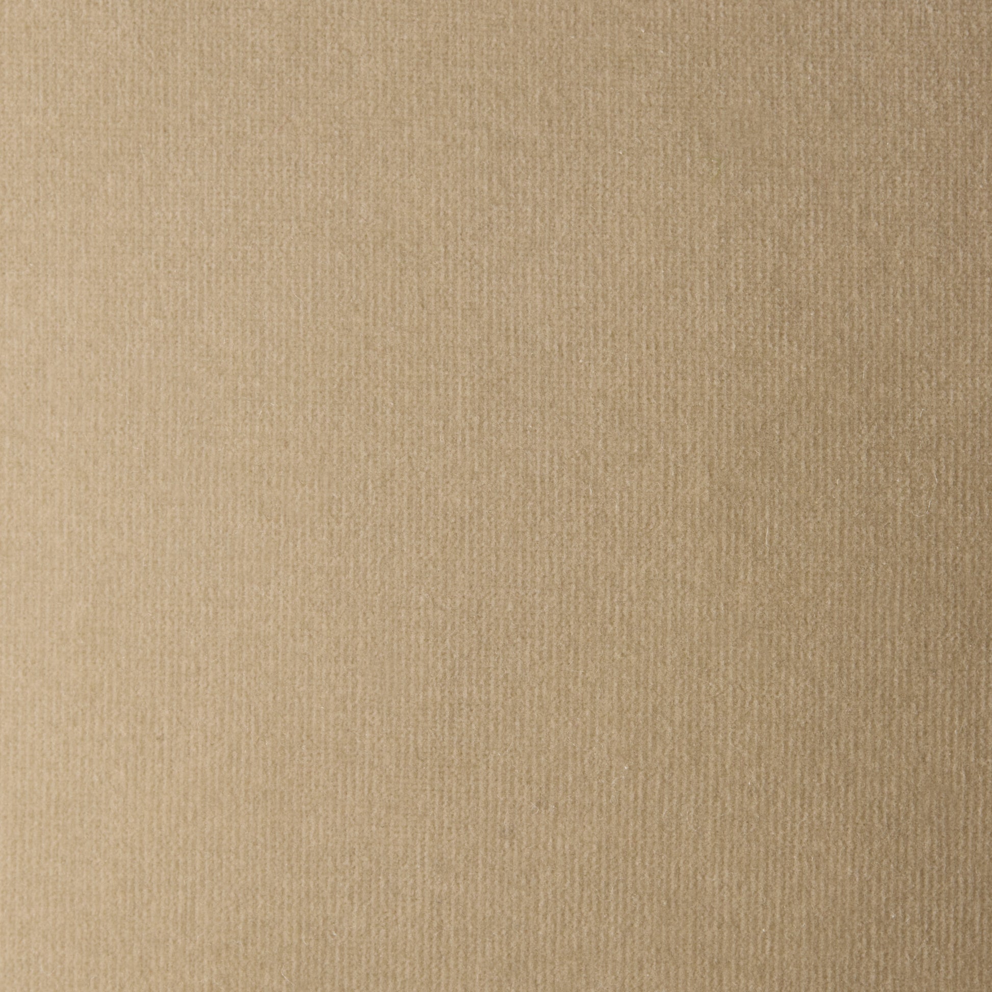 Khaki wide velvet and linen stripe pillow, 22" square, custom for Hudson Grace.