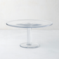 Klara Large High Clear glass cake stand, 12"Dia x 7.5"H, simple timeless design.