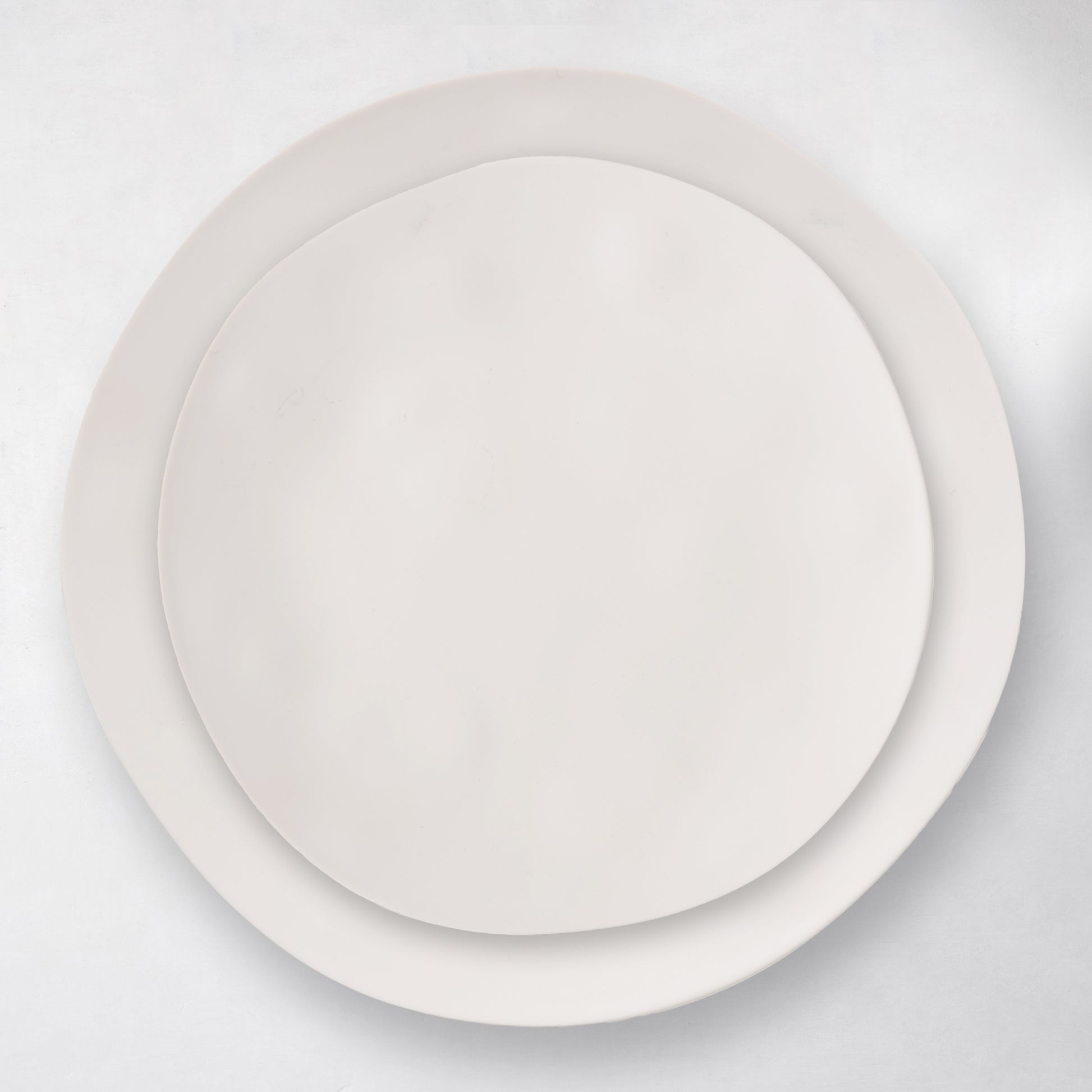 Laguna Melamine Dinner Plate, 10.5"Dia, ivory, microwave and dishwasher safe.