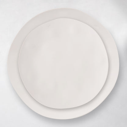 Laguna Melamine Dinner Plate, 10.5"Dia, ivory, microwave and dishwasher safe.