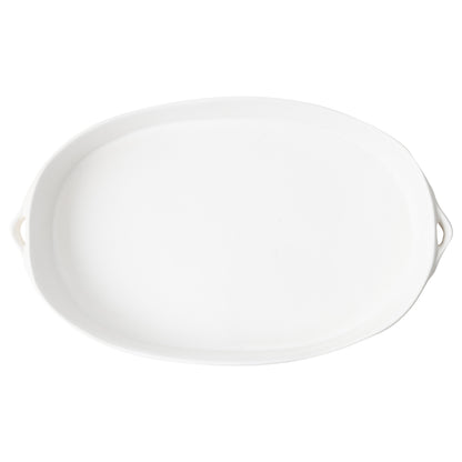 Large Lisbon Stoneware Oval Baker