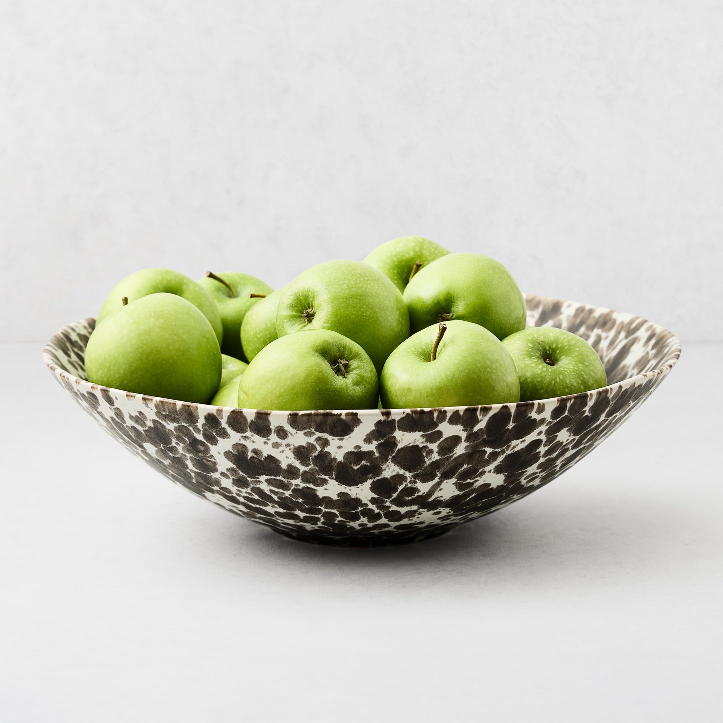 Large Nuno Splatter Stoneware Serve Bowl