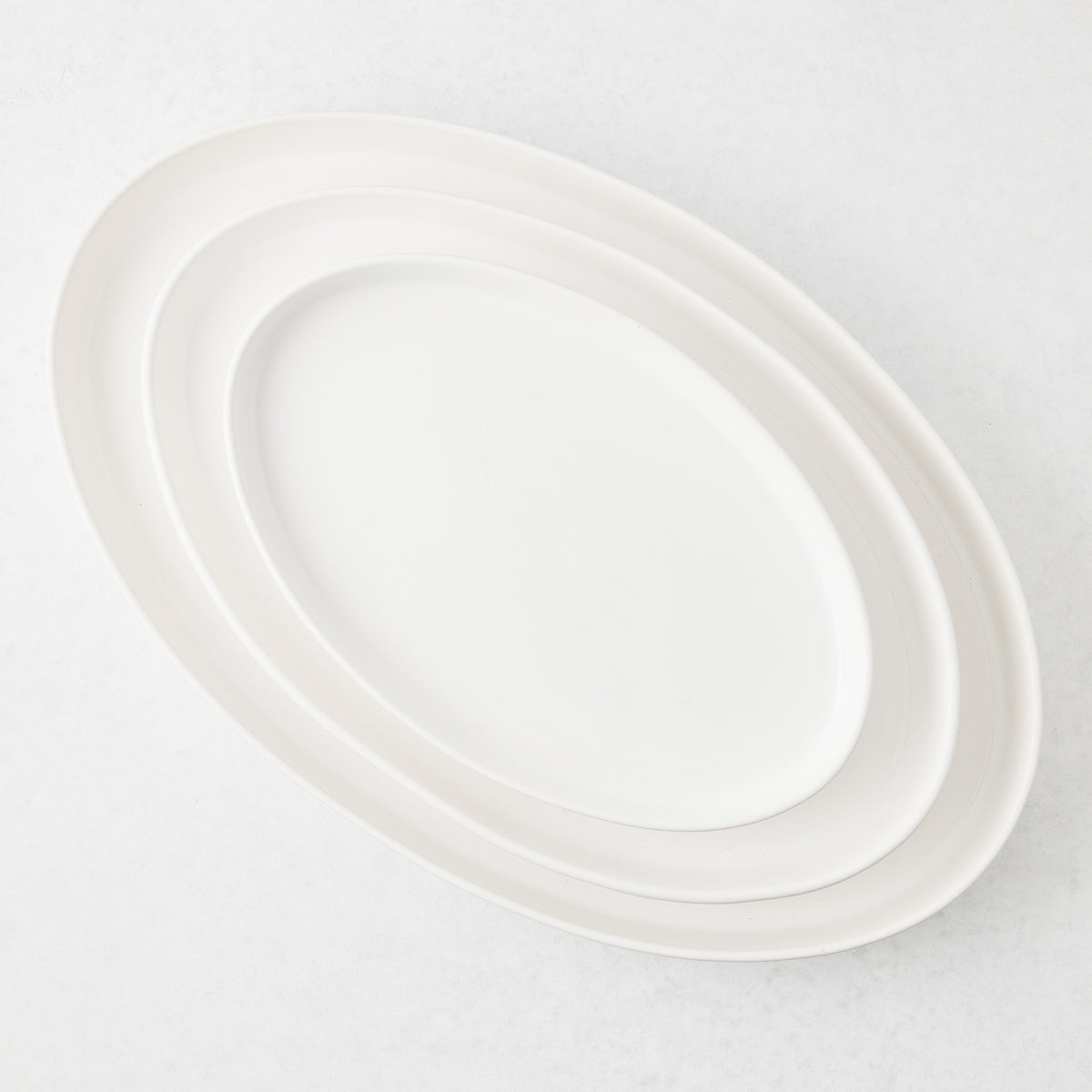 Large Stoneware Oval Nesting Serve Platter