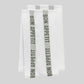 Green bon appetite hand towel