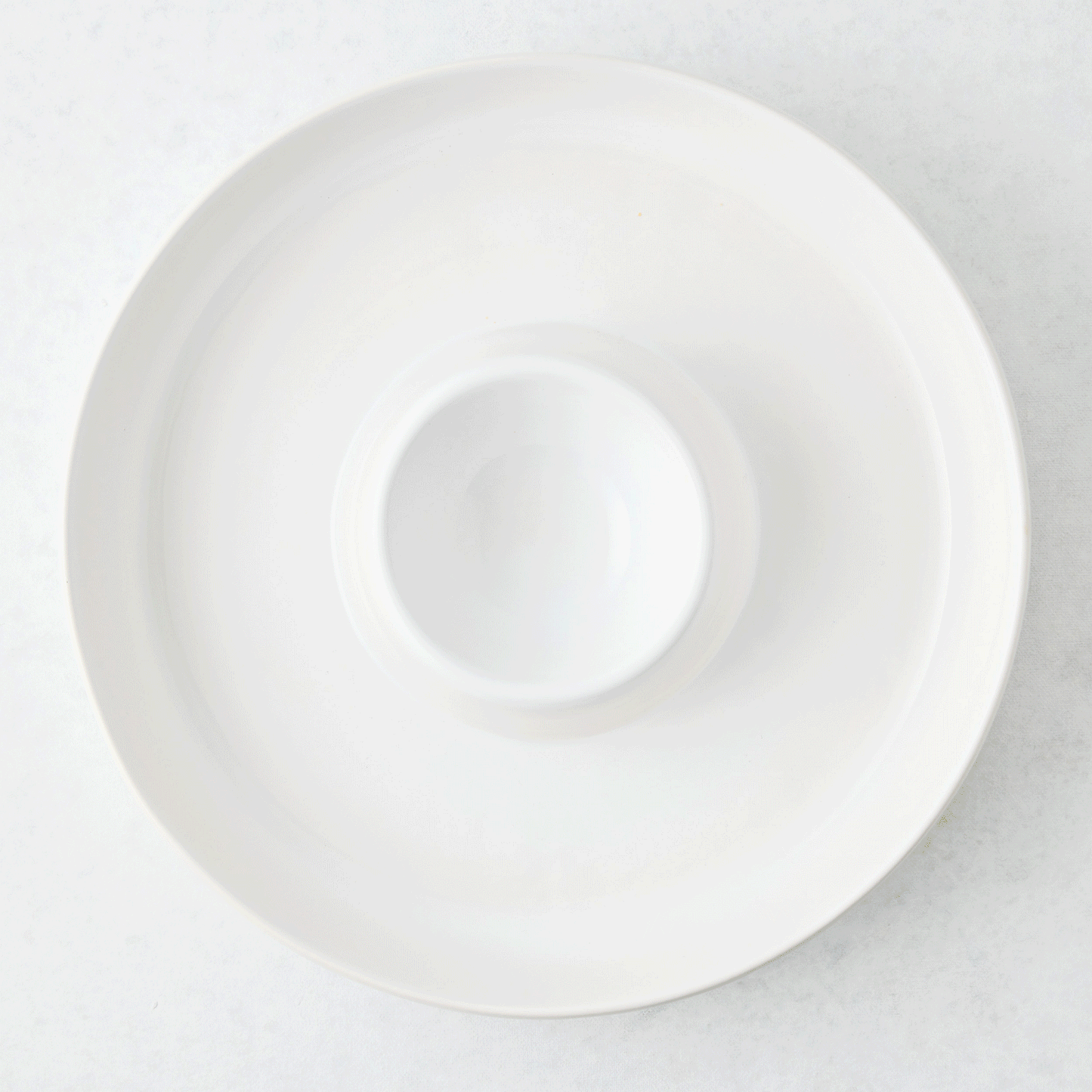 Lisbon Stoneware Chip and Dip Bowl