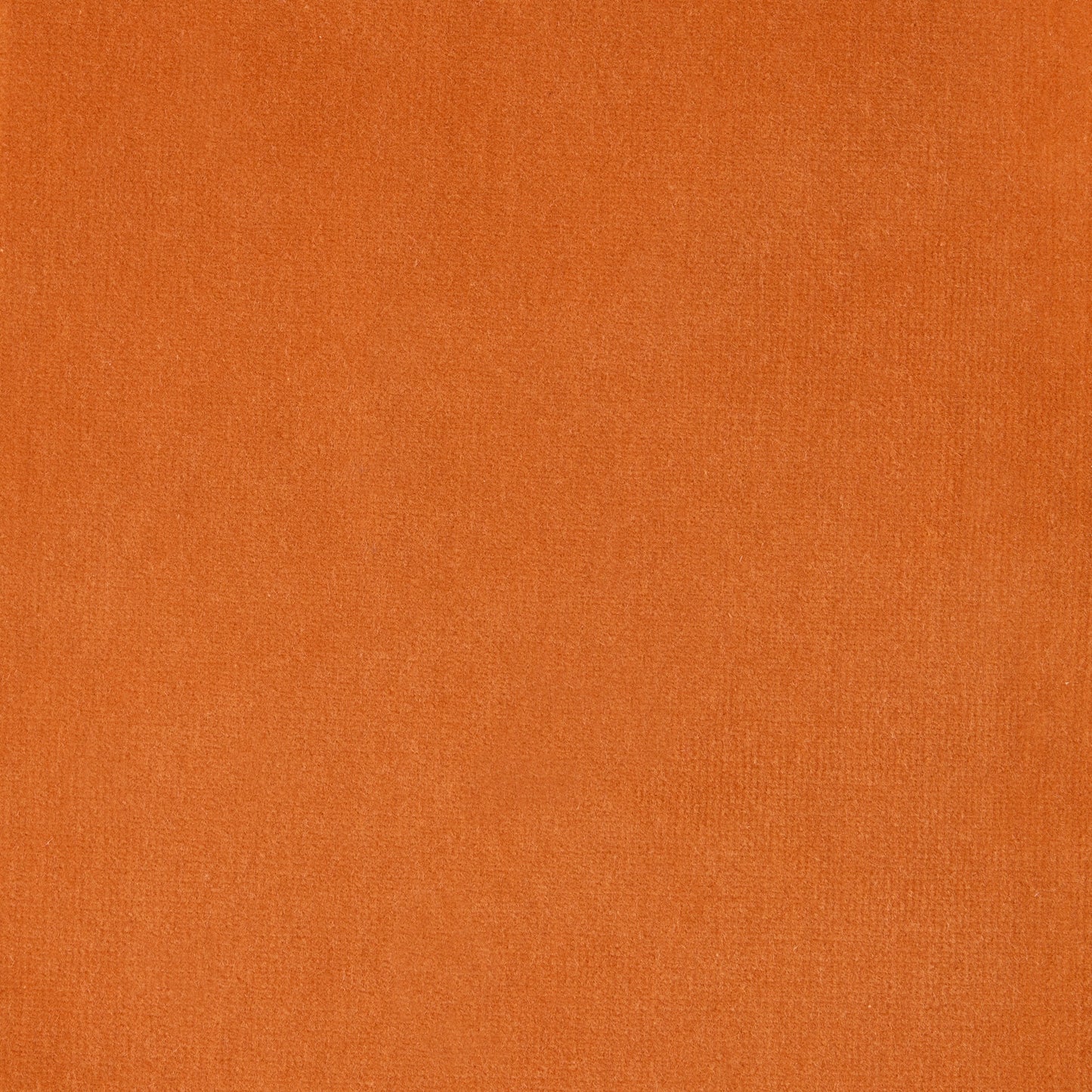 Melon Orange Wide Velvet and Linen Stripe Pillow fabric swatch.