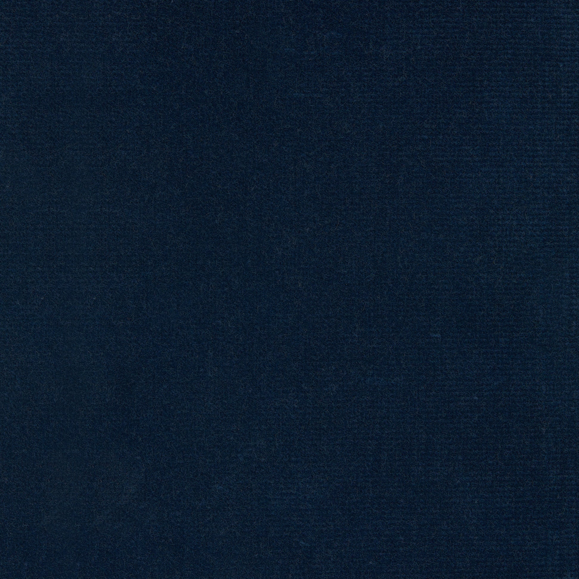 Midnight Blue wide velvet and linen stripe pillow fabric swatch.