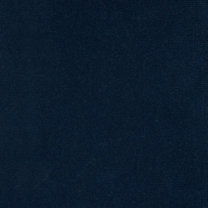 Midnight Blue wide velvet and linen stripe pillow fabric swatch.