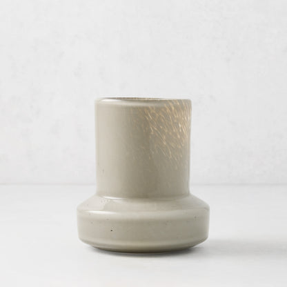 Mini Taupe Sharpo Glass Vase