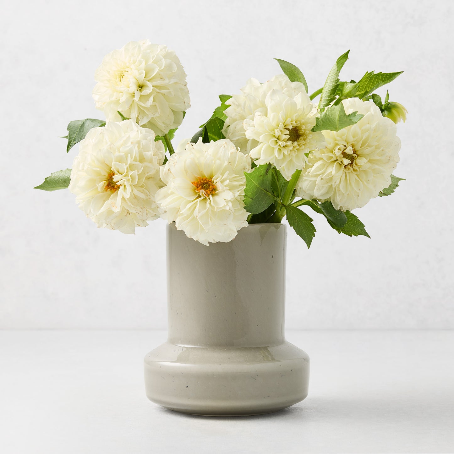 Mini Taupe Sharpo Glass Vase