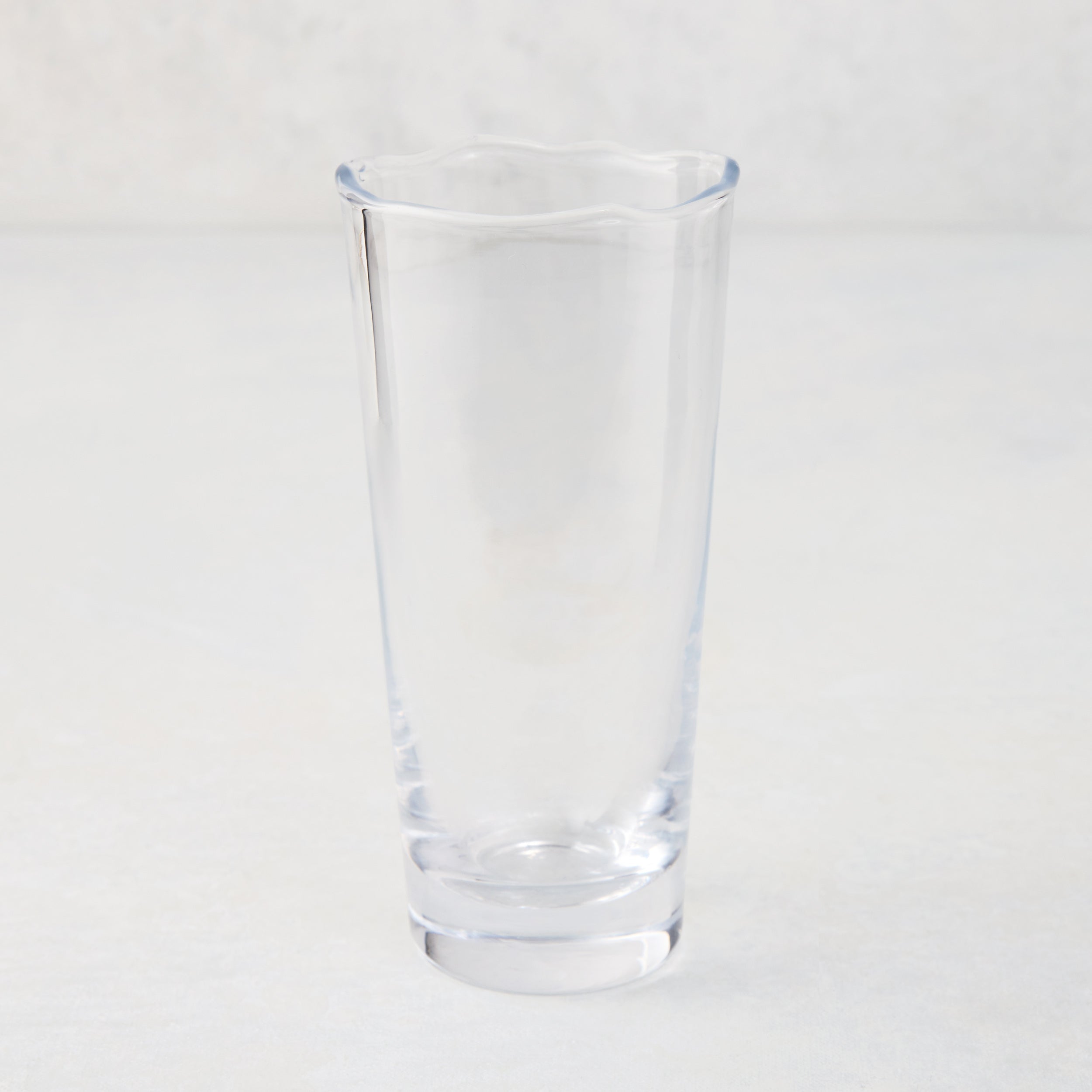 Mozes Scissor-Cut Water Glass, 10.5 oz. - Hudson Grace