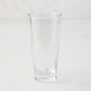 Clear Mozes Scissor-Cut Water Glass, 10.5 oz., thick air-blown glass with a rippled rim.