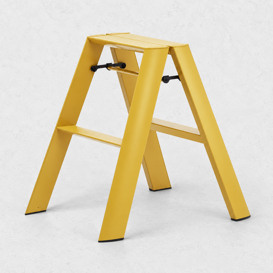 Mustard Yellow Hasegawa Lucano 2-Step Ladder