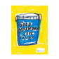 Kerri Rosenthal "My First Love" art print: blue cup with "Good Morning I Love You" on a yellow background.