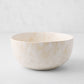 Natural Nuno Splatter Stoneware Bowl, pale cream with unique beige splatter, 6"Dia x 3"H.