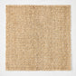 Natural Woven Square Placemat, 16" honey-brown abaca, handcrafted texture.