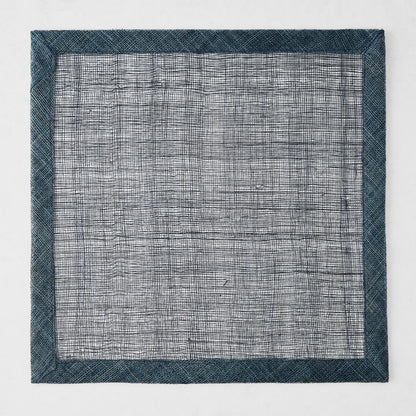 Navy Blue Tonal Newport Square Placemat