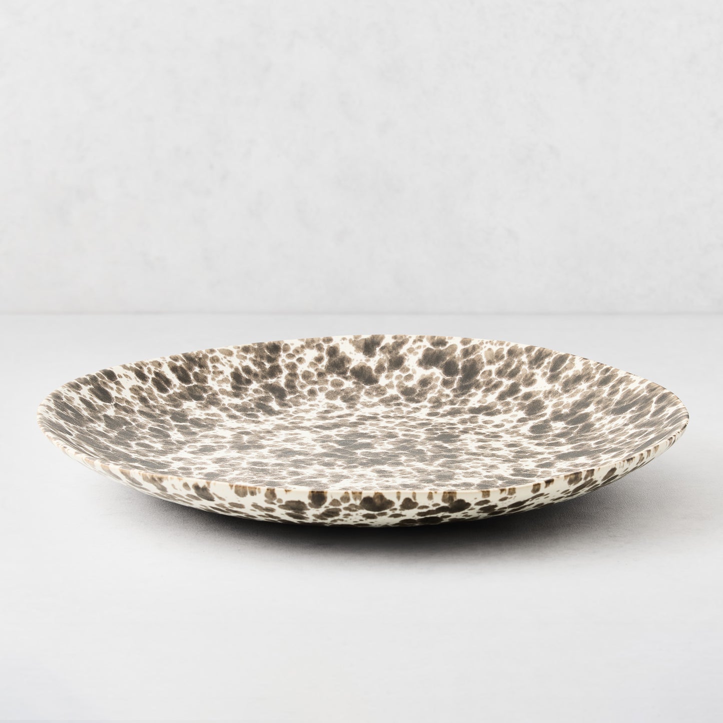 Nuno Splatter Stoneware Round Serve Platter