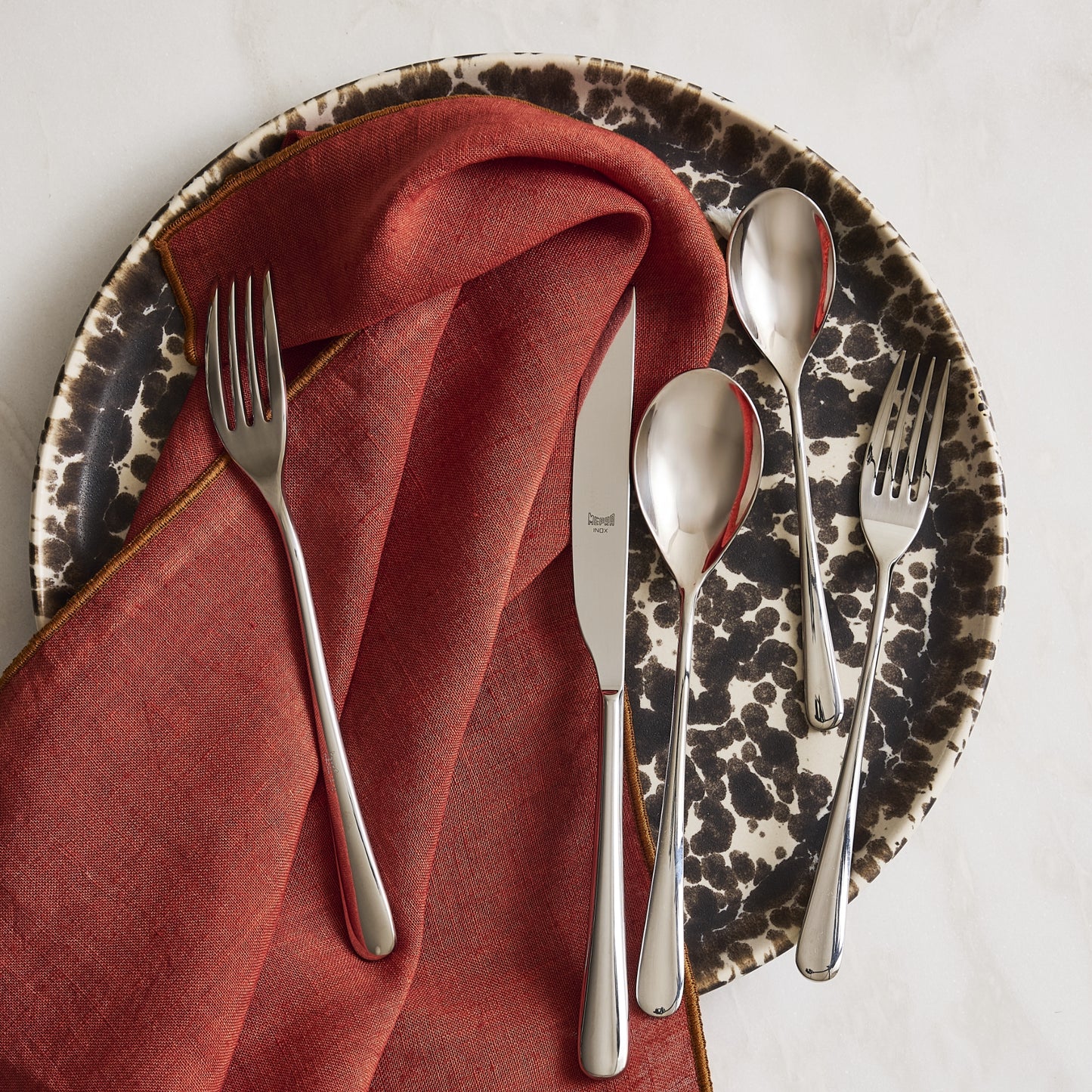 Nuno Splatter Stoneware Dinner Plate
