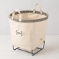 Steele® 1.5-Bushel Canvas Round Basket 
