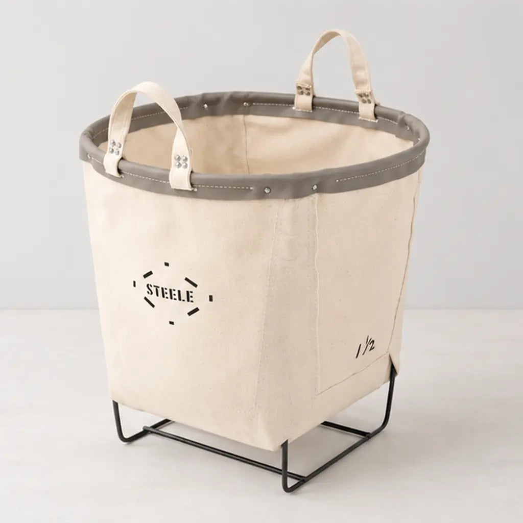 Steele® 1.5-Bushel Canvas Round Basket 