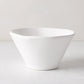 Organic Ceramic Individual Breakfast Bowl, creamy white, subtle organic edges, 6.5" diameter.