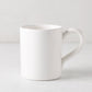 HG Original creamy white ceramic mug, 4" Diameter x 5"H, with clean edges and a generous handle.