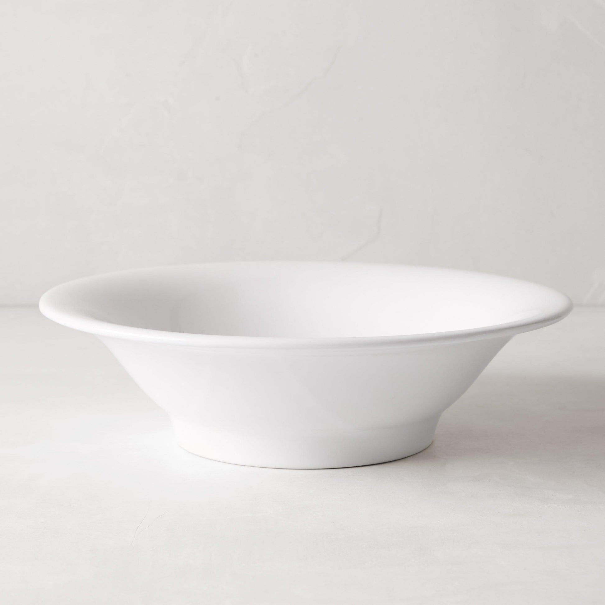 HG Original 10" creamy white ceramic individual bowl with a clean shape and wide rim.