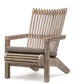 Orso Teak Easy Chair with Footrest