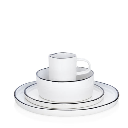 Pacific Black Rimmed Dinnerware Collection