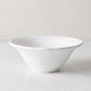 Pebble White ceramic soup bowl, 7" diameter, with a conic shape and subtle textured rim.