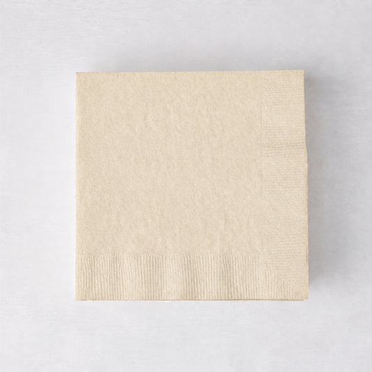Personalized Ivory Paper Cocktail Napkins, Set of 100