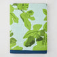 Peter Dunham + Hudson Grace Green Fig Leaf Printed Tablecloth, 100% cotton slub, 70"W x 108"L.