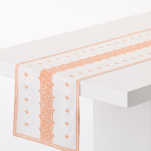 Peter Dunham + Hudson Grace Orange Fez Stripe Printed Runner