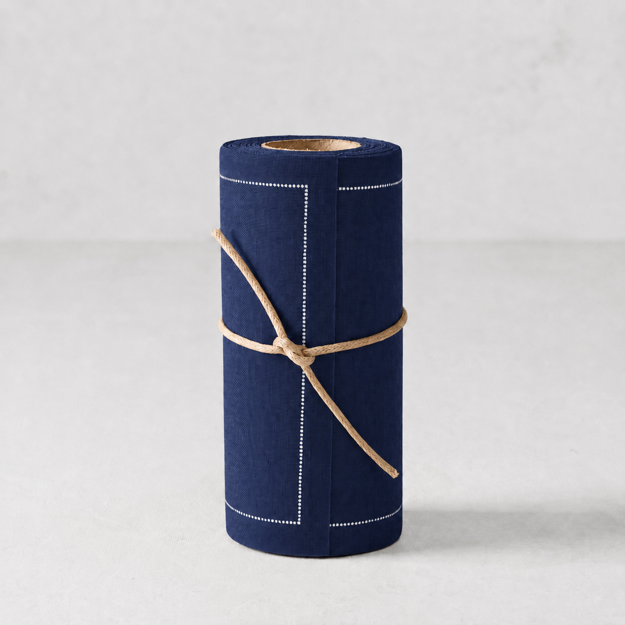 Petrol Blue Tear-Off Cotton Cocktail Napkin/Coaster, Roll of 50
