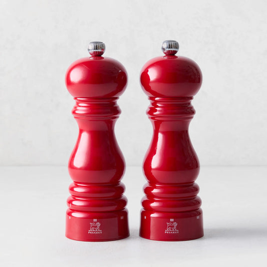 Peugeot Paris Passion Red Lacquer 7" Pepper Mill 